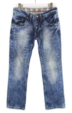 Camp David Nick/Regular Fit Herrenjeans W29/L32 Whiskers Verblichen Blau