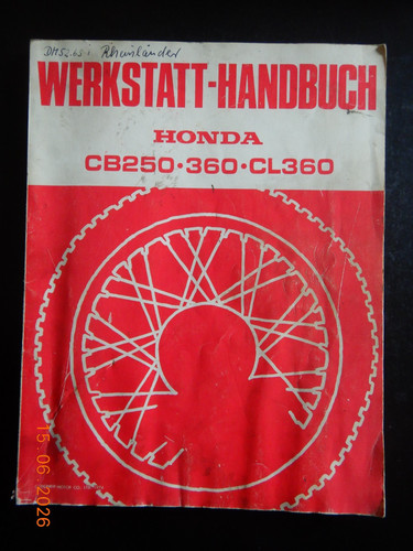 Reparaturanleitung honda cb250 - reparaturanleitung,