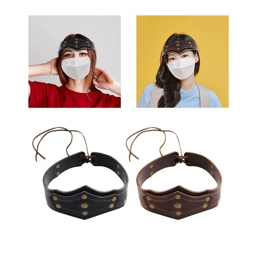 Leder kopfschmuck - leder,