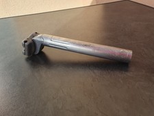 Vintage ITM Alu-Sattelstütze 26,2mm Silber, 240mm lang, Made in Italy