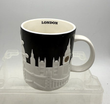 25532/ Starbucks City Mug London UK England Relief Tasse 2012