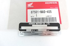 Original Typenschild - Type