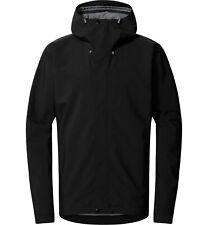 Haglöfs Breeze Proof Jacket Men Wetterschutzjacke Regenjacke Outdoor true black