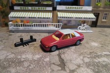 Praliné 1:87 H0 5706 A Ford Escort Ghia Cabrio geschlossen rot grau NEU OVP 