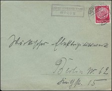Landpost Stempel KÜDOW über NEUSTADT (Dosse) 17.11.1934 auf Brief nach BERLIN