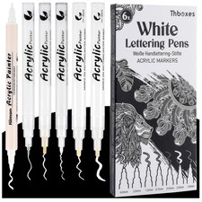 Kreatives Set: 6 weiße