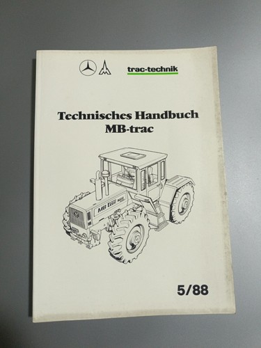 Original handbuch trac 700 - original, mb