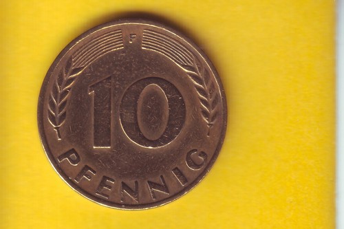 Pfennig 1950 10 pf - 10, f,