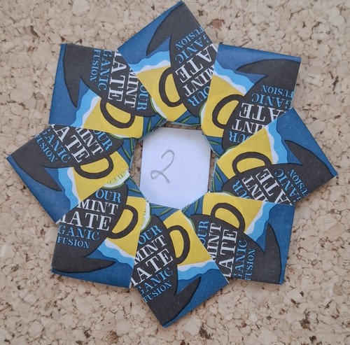 Sterne aus teebeutel papier - aus, ca