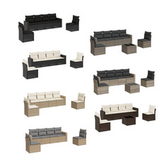 7-tlg. Garten-Sofagarnitur