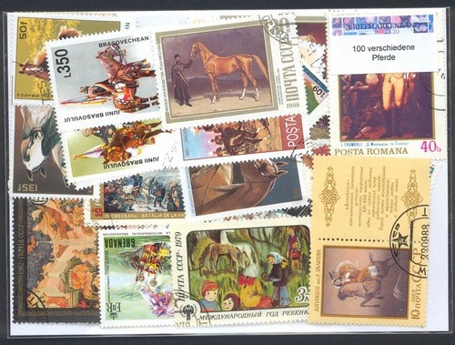 100 verschiedene briefmarken - verschiedene,