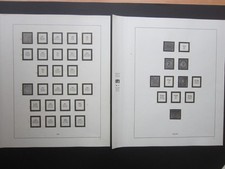 SAFE DUAL Nr. 4 Briefmarken Vordruckblätter Deutsches Reich 1872-1923