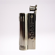 Imco Junior 6600 Benzinfeuerzeug, Design mit IMCO-Logo, neue Windmill-Edition