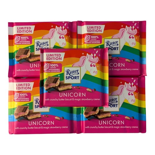 Unicorn 100g schokolade - 5x,