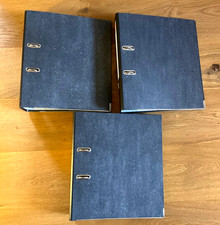 3 Herlitz Ordner  A4 stabil modern anthrazit 8 cm breit