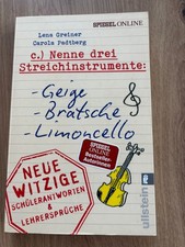 Nenne drei Streichinstrumente