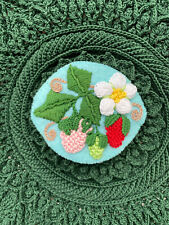 Haarklammer Clips Erdbeeren Haarclips Handbestickt Handmade Filz Strawberry