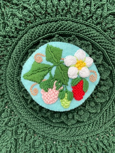 Haarklammer clips erdbeeren - haarklammer,