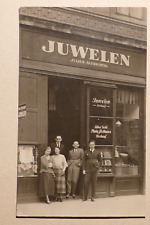 Wien: Juwelier-Geschäft J. Aufrichtig (Praterstr. 44), Foto-Ak, Judaica, Judaika