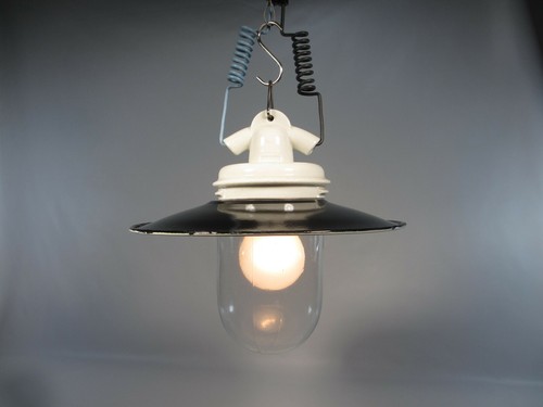 Antike art deco lampe - art, emaille
