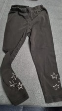 Schwarze Kinder Mädchen Hose Leggings Größe 104 (Kiki&Koko kik)