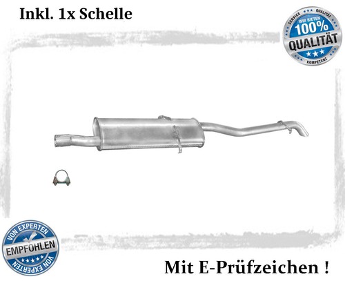 Endschalldämpfer für