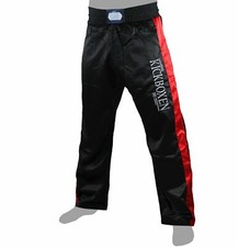 BAY® edel STICK Kickboxhose Kickboxen Kickbox-Hose Muay Thai mit Schrift gestick