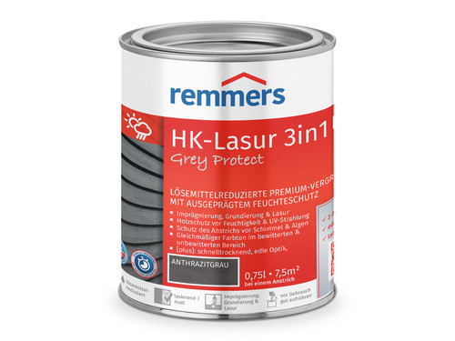 Remmers lasur 3in1 grey - remmers, hk-lasur