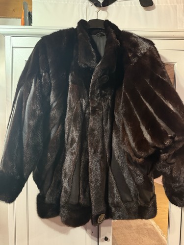 Nerzjacke damen 46 saga - nerzjacke,
