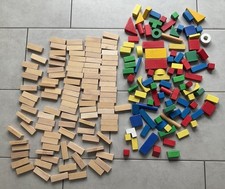 Bauklötze aus Holz, ca. 180,bunt, verschiedene Formen und Größen