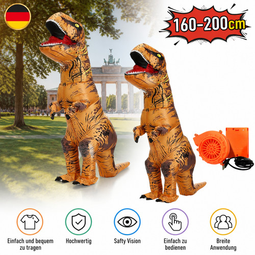 Dinosaurier kostüm - dinosaurier, 2m
