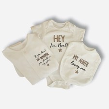 Unisex PERSONALISIERT Babygrow