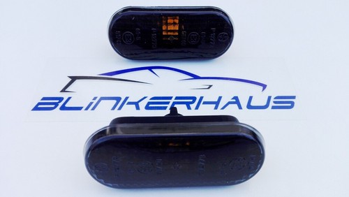 Schwarze seitenblinker golf - schwarze,
