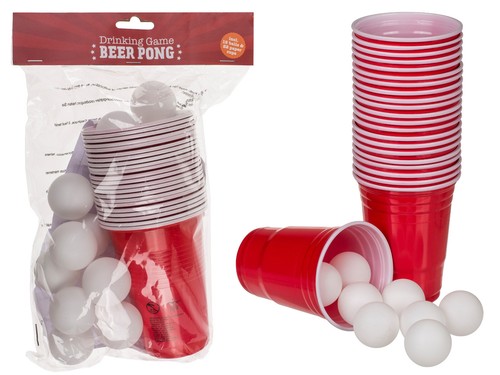 Beer pong set bälle - beer,