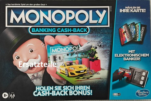 Monopoly banking cash back - monopoly,