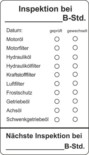 Inspektion service - x,