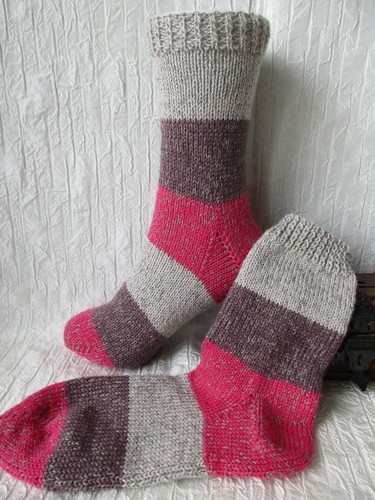 Wollsocken handgestrickt