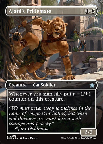 Magic mtg ajani pridemate - ajani's,