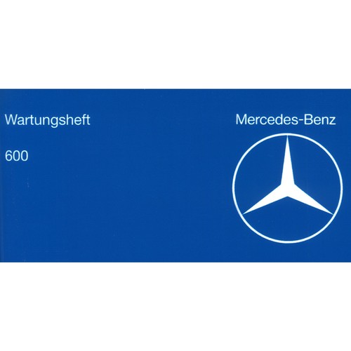 Mercedes benz 100 - typ, 600
