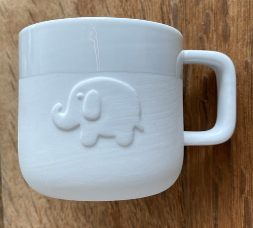 Tasse elefant porzellan räder - tasse,