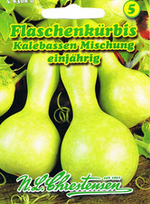 Flaschenkürbis Kalebassen Mischung rankend 'Lagenaria siceraria'