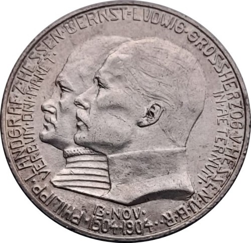 Hessen mark 1904 ernst - 1904,