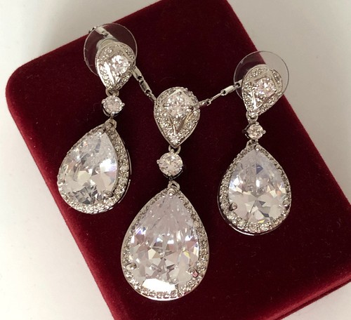 Luxus schmuckset zirkonia - luxus,
