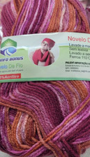 Wollknäuel Batik Wolle super Farbverlauf rot 480g Multicolor Strickwolle NS4 k33