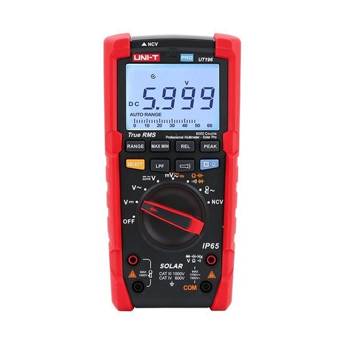 Ut196 solar multimeter 1700v - solar,