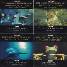 THE DAVID ATTENBOROUGH WILDLIFE COLLECTION 4 DVD Set