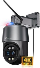 Ctronics 4K UHD PTZ-Überwachungskamera für den Außenbereich – Doppelobjektiv✅