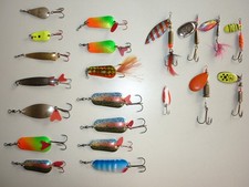 Blinker Spinner Set : DAM Effzett - Abu Sweden Island Toby  Hecht Barsch Angeln