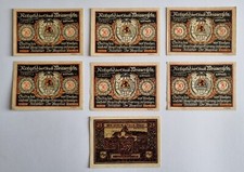 Geldscheine notgeld stadt - 7, notgeld: