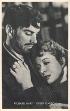 912768) Schauspieler Karte  -  Richard Hart und Greer Garson